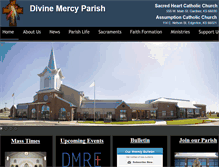 Tablet Screenshot of divinemercyks.org